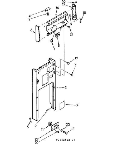 Panel and control assembly