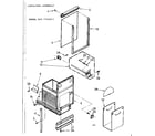 Kenmore 6657342613 container assembly diagram