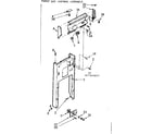 Kenmore 6657342613 panel and control assembly diagram