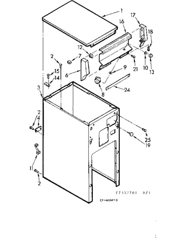 Cabinet and control assembly