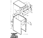 Kenmore 6657342702 cabinet & control assembly diagram