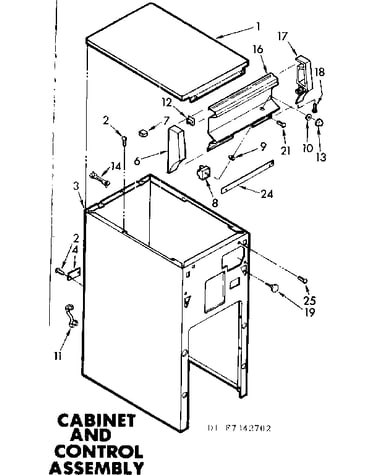 Cabinet & control assembly