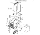 Kenmore 6657342990 container assembly diagram