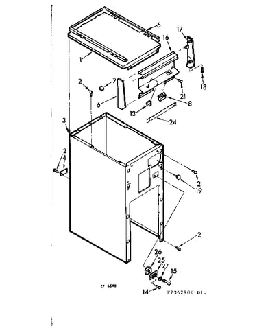 Cabinet and control assembly