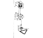 Kenmore 6657342900 motor and drive assembly diagram