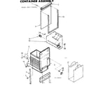 Kenmore 6657342901 container assembly diagram