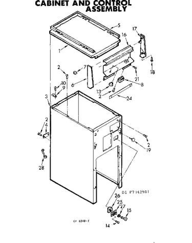 Cabinet and control assembly
