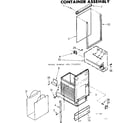 Kenmore 6657342902 container assembly diagram