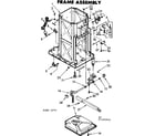 Kenmore 6657342905 frame assembly diagram