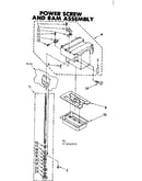 Power screw and ram assembly