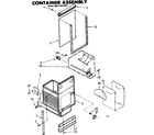 Kenmore 6657342905 container assembly diagram