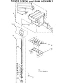 Power screw and ram assembly