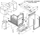 Kenmore 6657417860GO container assembly diagram