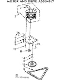 Motor and drive assembly