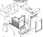 Kenmore 6657417861GO container assembly diagram