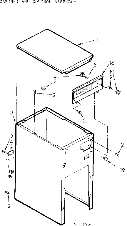 CABINET AND CONTROL ASSEMBLY