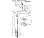 Kenmore 6657461001 power screw and ram assembly diagram