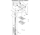 Kenmore 6657461002 powerscrew and ram assembly diagram