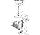 Kenmore 6657461002 container assembly diagram