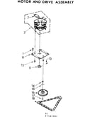 Motor and drive assembly