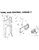 Panel and control assembly