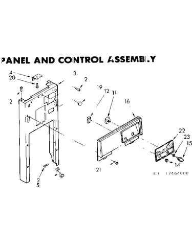 Panel and control assembly