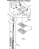 Power screw and ram assembly