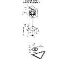 Kenmore 6657464001 motor and drive assembly diagram