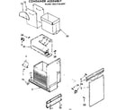 Kenmore 6657464001 container assembly diagram