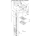 Kenmore 6657464100 power screw and ram asm diagram