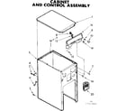 Kenmore 6657465000 cabinet and control assembly diagram