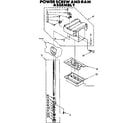 Kenmore 6657466000 power screw and ram assembly diagram