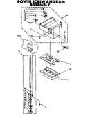 Power screw and ram assembly