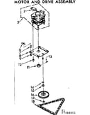 Motor and drive assembly