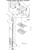 Power screw and ram assembly