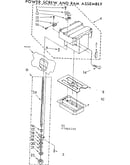Power screw and ram assembly