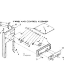 Panel and control assembly