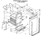 Kenmore 6657466101 container assembly diagram
