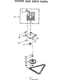 Motor and drive parts
