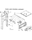 Panel and control assembly