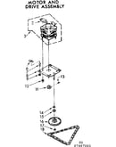 Motor and drive assembly