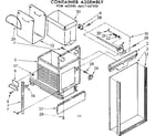 Kenmore 6657467100 container assembly diagram
