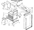 Kenmore 6657467101 container assembly diagram