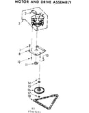 Motor and drive assembly