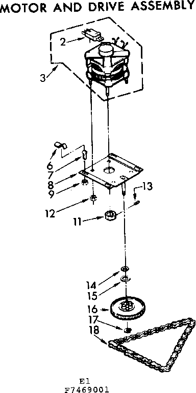 MOTOR AND DRIVE ASSEMBLY