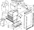Kenmore 6657469101 container assembly diagram