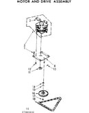 Motor and drive assembly