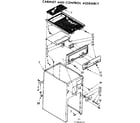 Kenmore 6657469101 cabinet and control assembly diagram