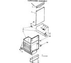 Kenmore 6657495000 container assembly diagram