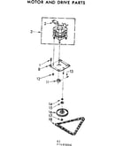 Motor and drive parts